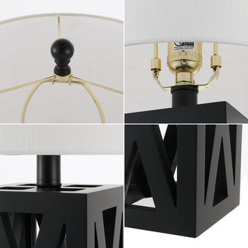 Stewart 21.5" Wood LED Table Lamp